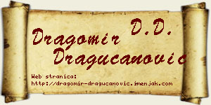 Dragomir Dragucanović vizit kartica